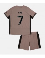 Tottenham Hotspur Son Heung-min #7 Alternativní dres pro děti 2023-24 Krátký Rukáv (+ trenýrky)